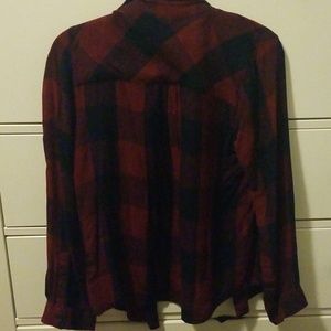 Plaid button up shirt